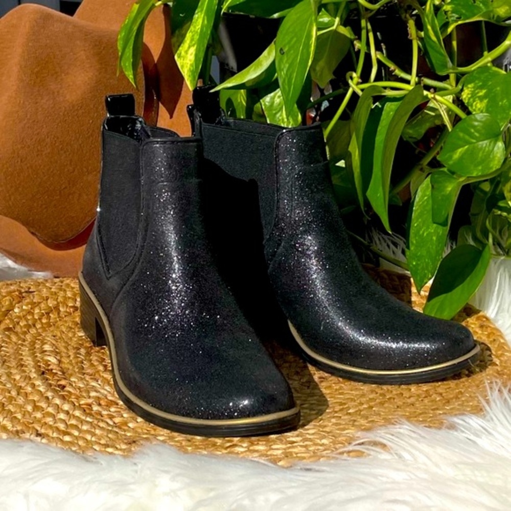 Kate ♠️ Spade Sedgwick Glitter Chelsea Boots - Picture 11 of 12